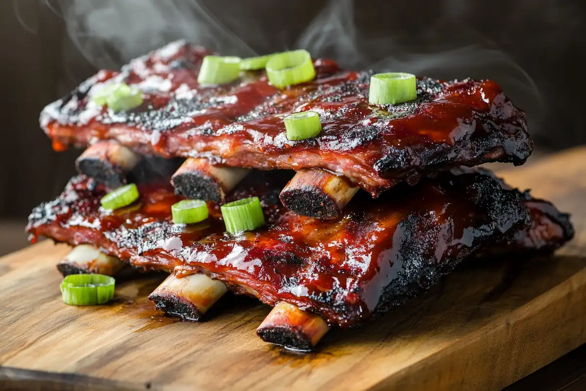 Mehevät BBQ-ribsit uunissa ja grillissä