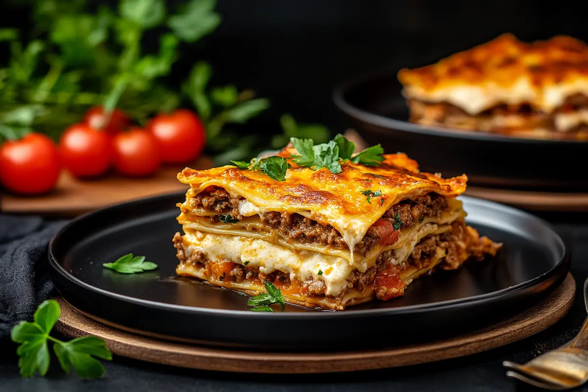 Klassinen lasagne – Mehevä uunilasagne ja täydellinen juustokastike