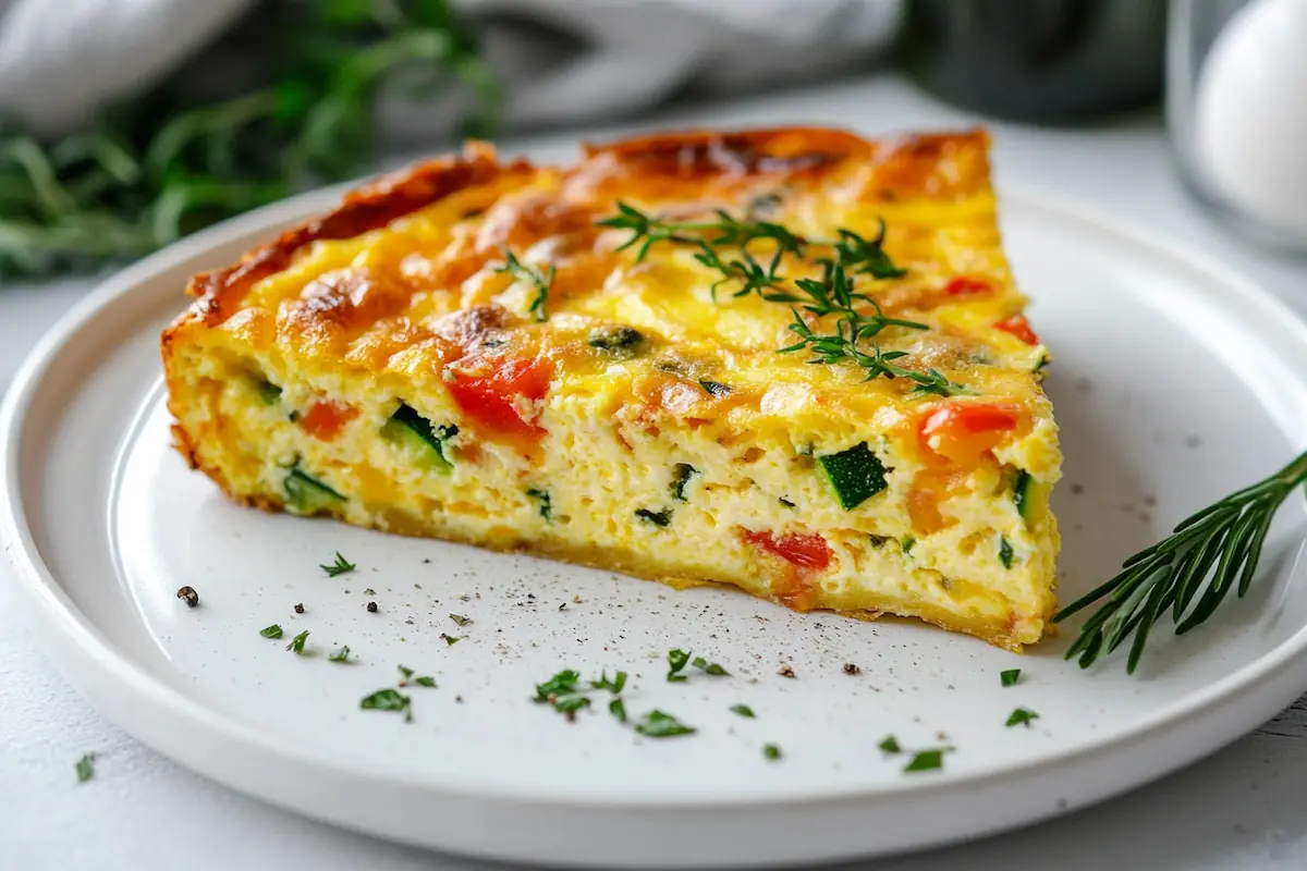 Juustoinen uunifrittata – 35g proteiinia ilman kermaa